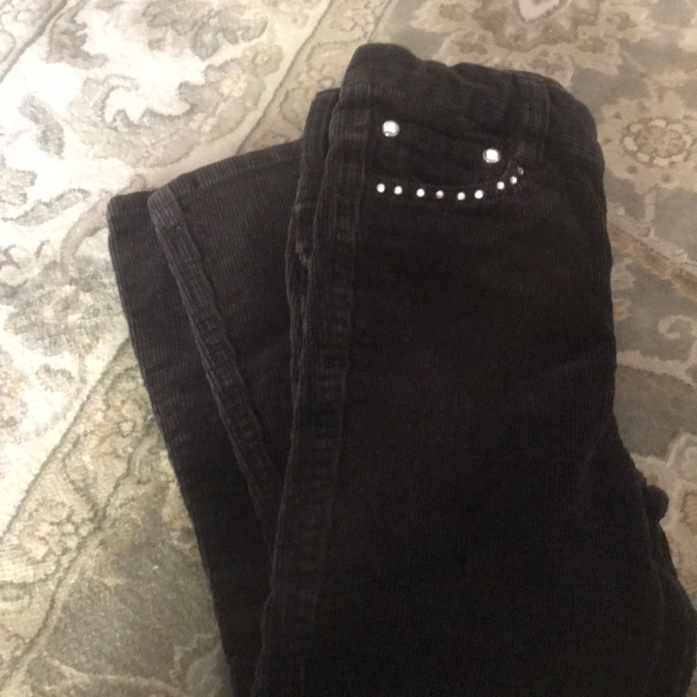 Black Corduroy Flare Jeans 5T